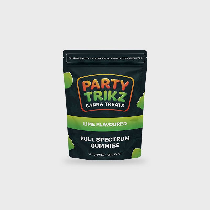 Party Trikz THC Gummies Lime